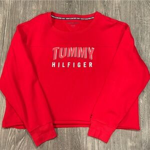 Tommy Hilfiger Red Crewneck Size Large NEW